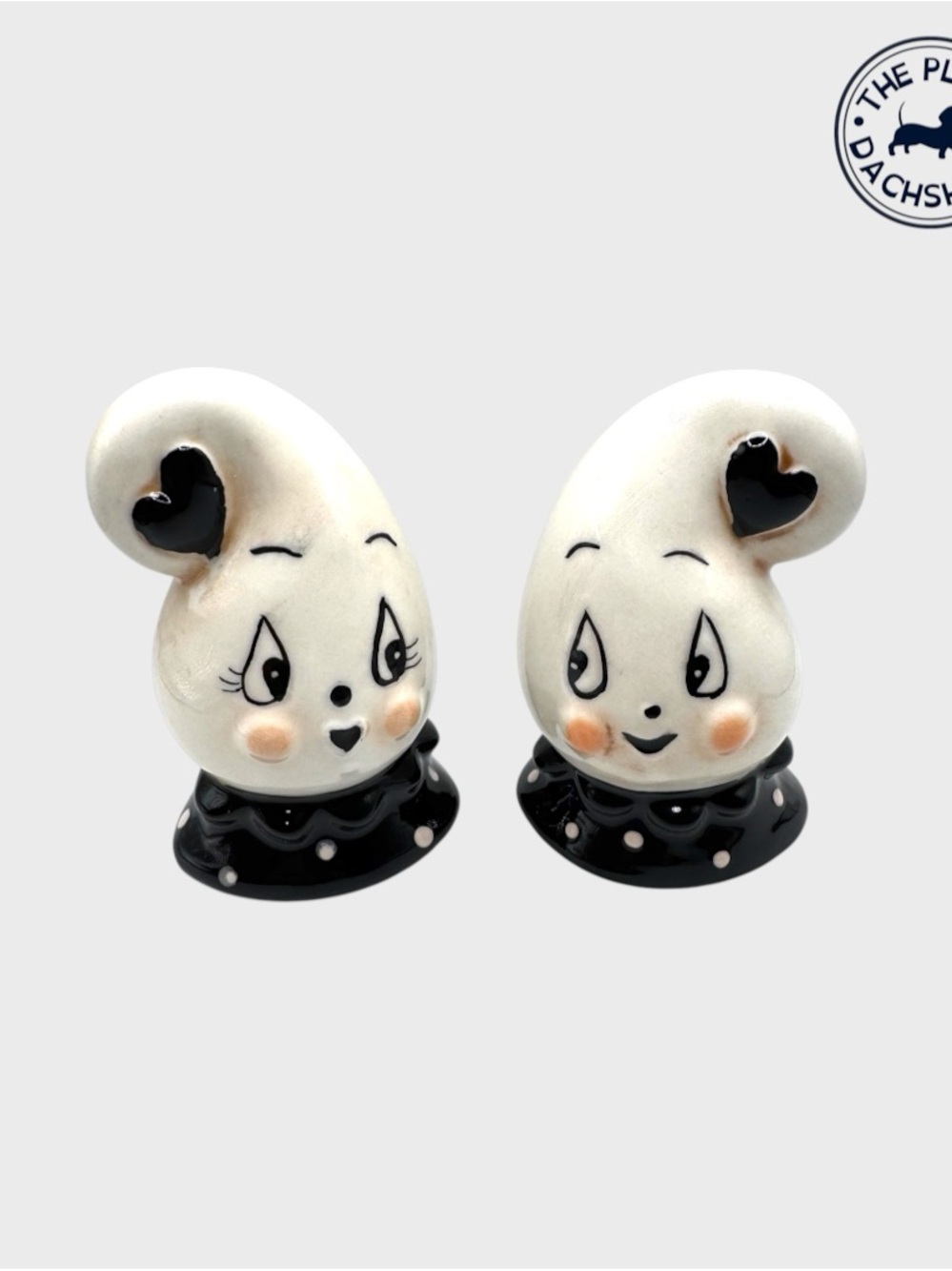 Vintage Ceramic Johanna Parker Ghost Shakers
